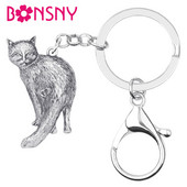 Breloc chei pentru pisică pisică, din aliaj antic, placat cu aur antic, breloc cheie pentru animale de companie, pentru fete, copii, cadou, geantă, decorare pentru mașină