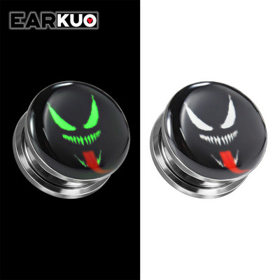 EARKUO, populare, din oțel inoxidabil, calibre luminoase pentru urechi, dopuri, piercing, bijuterii pentru corp, expansoare pentru cercei, 2 buc 6-30 mm