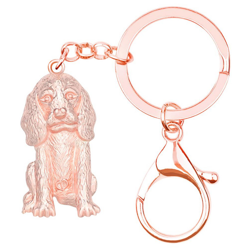 Breloc pentru câini, din aliaj Bonsny, placat cu aur antic, breloc pentru câini, breloc mare, drăguț, lanț cheie cu animale, bijuterii pentru femei, copii, bărbați, cadou de noutate