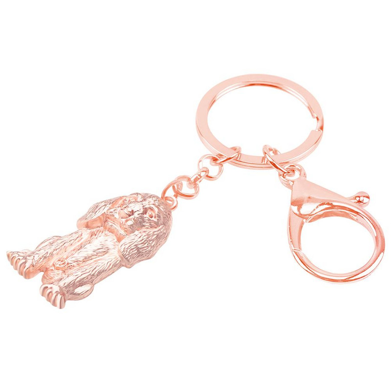 Breloc pentru câini, din aliaj Bonsny, placat cu aur antic, breloc pentru câini, breloc mare, drăguț, lanț cheie cu animale, bijuterii pentru femei, copii, bărbați, cadou de noutate