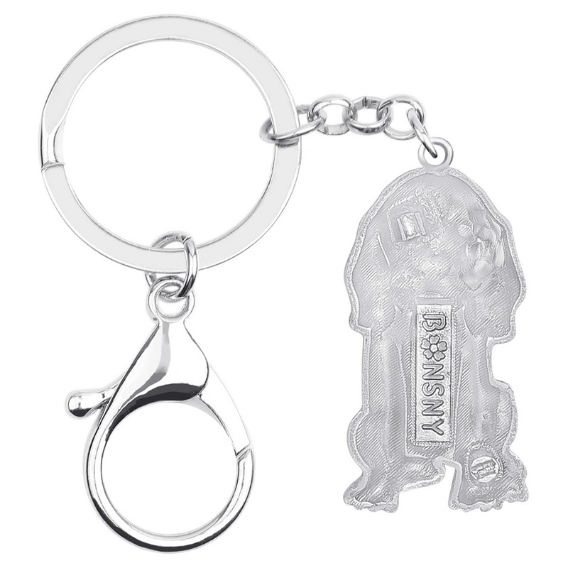 Breloc pentru câini, din aliaj Bonsny, placat cu aur antic, breloc pentru câini, breloc mare, drăguț, lanț cheie cu animale, bijuterii pentru femei, copii, bărbați, cadou de noutate