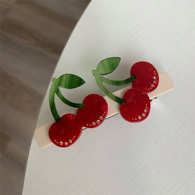 Moda coreeană de primăvară, acetat de fructe, agrafe de primăvară, breton, căpșuni, cireșe, fete, drăguțe, accesorii pentru păr femei