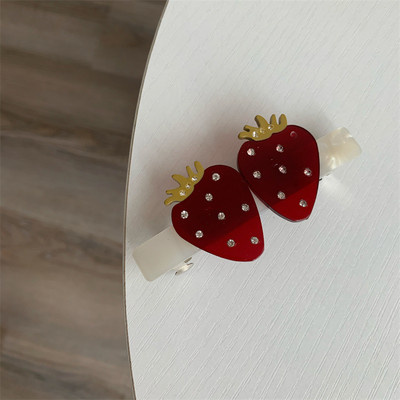 Moda coreeană de primăvară, acetat de fructe, agrafe de primăvară, breton, căpșuni, cireșe, fete, drăguțe, accesorii pentru păr femei