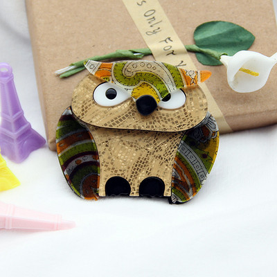 Fish Sheep Drăguț Acrilic Bufniță Broșe Ace pentru femei din rășină lucrat manual Animal Păsări Broșă Clips Broșe Bijuterii Accesorii pentru îmbrăcăminte