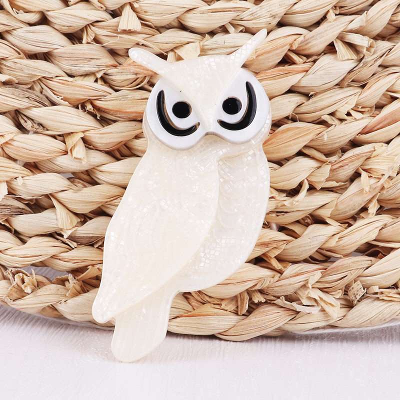 Fish Sheep Drăguț Acrilic Bufniță Broșe Ace pentru femei din rășină lucrat manual Animal Păsări Broșă Clips Broșe Bijuterii Accesorii pentru îmbrăcăminte