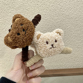 Agrafă drăguță pentru păr urs crab agrafă de păr dimensiune mare 2022, moda coreeană, cu gheare de păr de pluș, accesorii de păr pentru femei