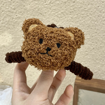 Cute Bear Crab Hair Clip Κλιπ μαλλιών μεγάλου μεγέθους 2022 Κορεάτικη μόδα βελούδινη κεφαλή με νύχια μαλλιών για γυναικεία αξεσουάρ μαλλιών