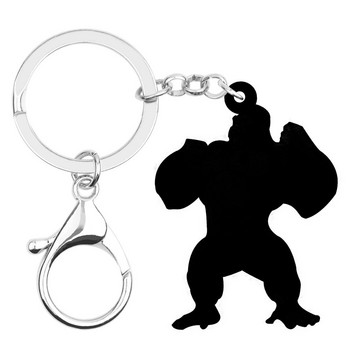 Bonsny Acrylic Cute Gorilla Μπρελόκ Μπρελόκ Ζώο Κόσμημα Μπρελόκ για Γυναίκες Παιδικά Φίλοι Δώρο Γενεθλίων Πορτοφόλι Αξεσουάρ