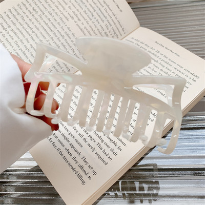 Gheare mari de păr de leopard din acetat de modă Agrafe de păr elegante Agrafe de păr Agrafă de par crab pentru femei, fete, accesorii de păr