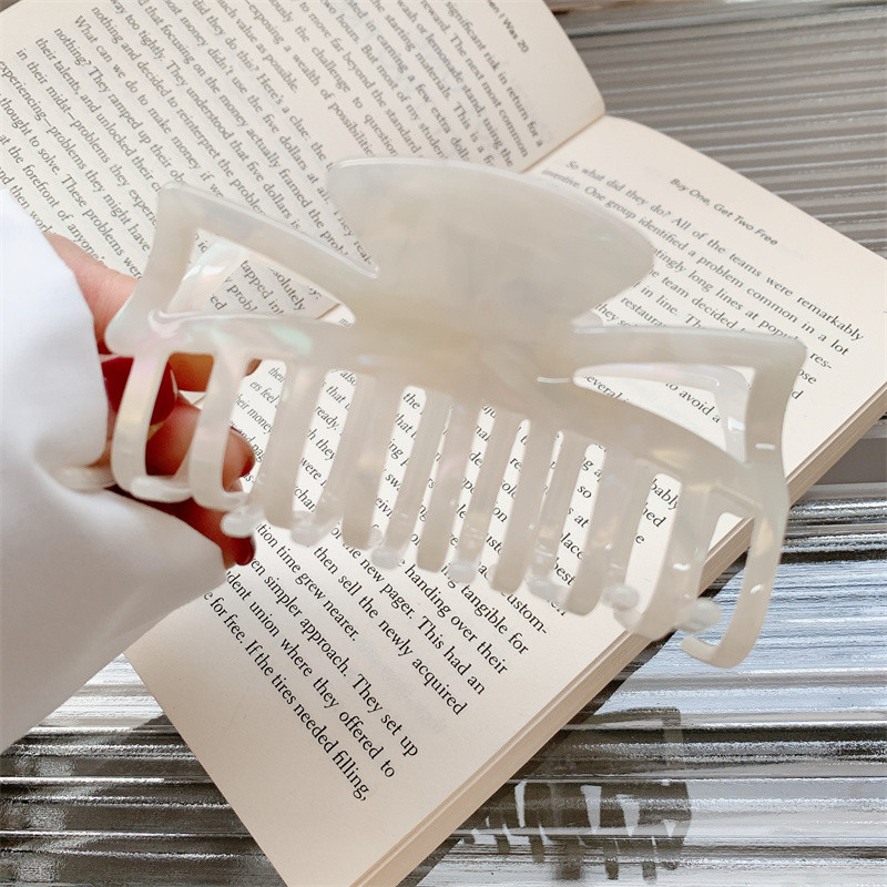 Gheare mari de păr de leopard din acetat de modă Agrafe de păr elegante Agrafe de păr Agrafă de par crab pentru femei, fete, accesorii de păr