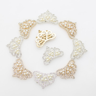 Nauji perlų krištolo krištolinio akmens karūna Gimtadienio vakarėlio aksesuarai Plaukų aksesuarai Papuošalai