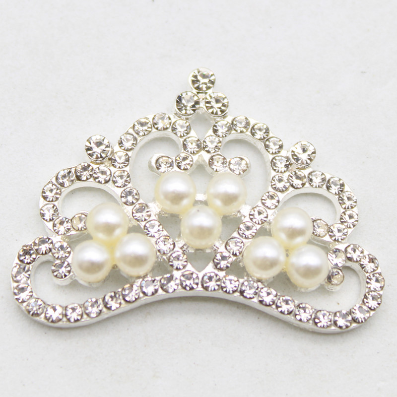 Nauji perlų krištolo krištolinio akmens karūna Gimtadienio vakarėlio aksesuarai Plaukų aksesuarai Papuošalai