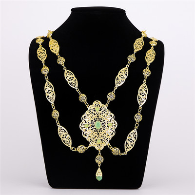 SEP 2020 Design de culoare aurie al lanțului de spate al miresei pentru decorarea cufărului de nuntă pentru femei