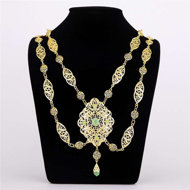 SEP 2020 Design de culoare aurie al lanțului de spate al miresei pentru decorarea cufărului de nuntă pentru femei