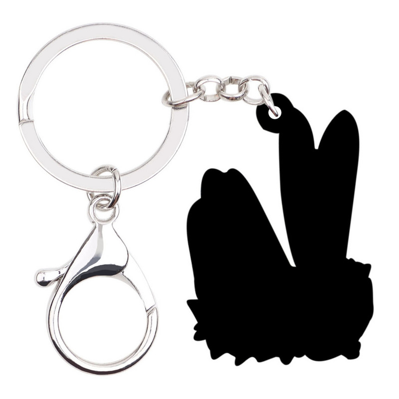 Bonsny Acrilic Mantis Diavolul Cal Breloc Brelocuri Inele Bijuterii Animale Cadou pentru Femei Fete Geanta Mașină Poșetă Pandantiv En-gros