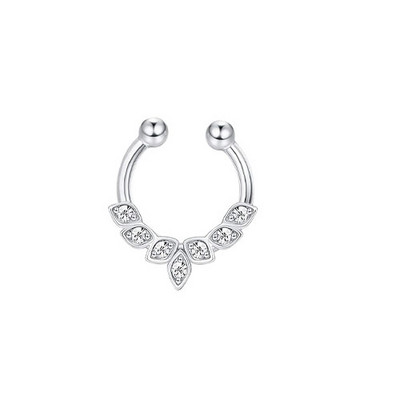 1 buc Inele pentru nas fals Inel pentru sept fals Bijuterii pentru sept fals Manșetă pentru nas Neperforat Inel pentru nas Clip pe piercing bijuterii pentru femei bărbați