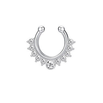 1 buc Inele pentru nas fals Inel pentru sept fals Bijuterii pentru sept fals Manșetă pentru nas Neperforat Inel pentru nas Clip pe piercing bijuterii pentru femei bărbați