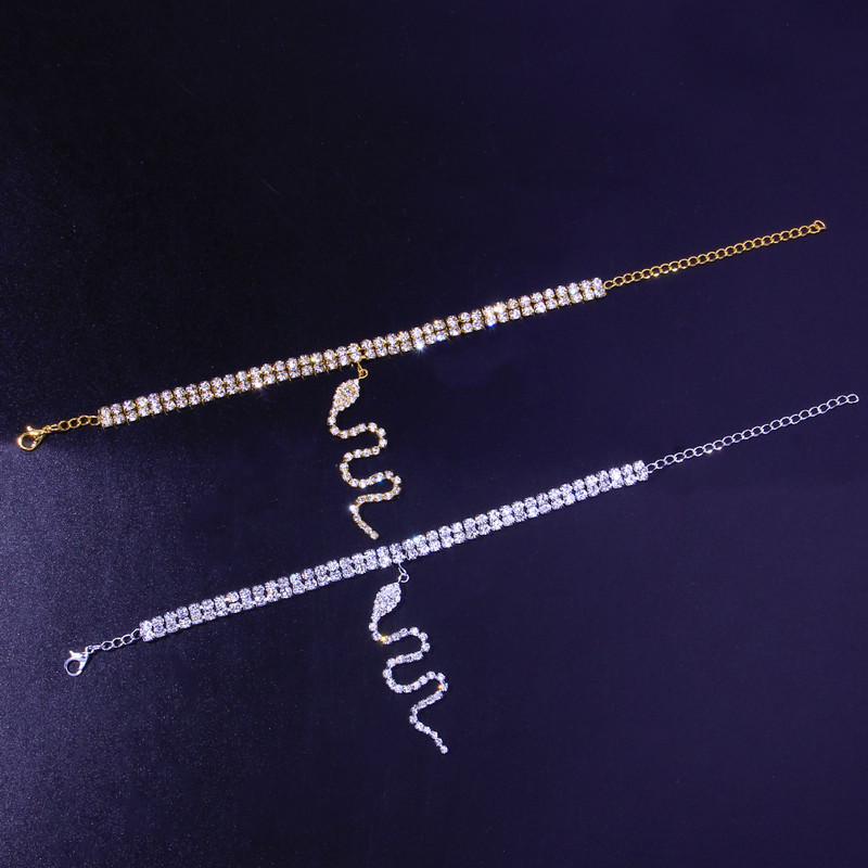 Stonefans 1 buc. Boho drăguț modă șarpe gleznă lanț picior pentru femei farmec indian stras pandantiv gleznă brățară bijuterii cadouri