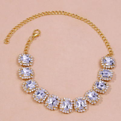 Stonefans nunta stras glezna Sandles farmec pentru femei plajă drăguț moda vară tenis desculț gleznă brățară bijuterii