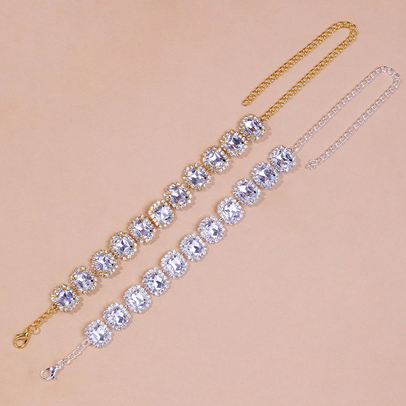 Stonefans nunta stras glezna Sandles farmec pentru femei plajă drăguț moda vară tenis desculț gleznă brățară bijuterii