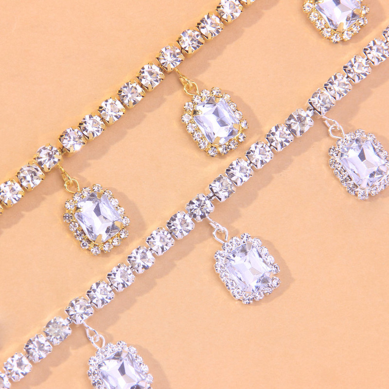 Stonefans gleznă cu pandantiv de cristal de lux pentru femei.