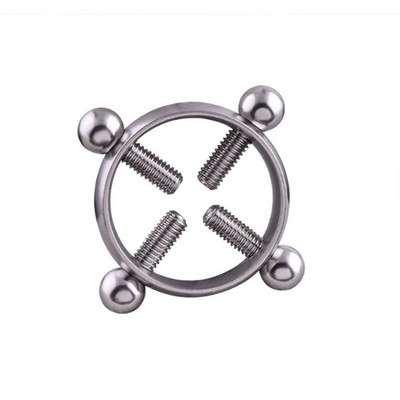 1 buc Cea mai recentă rundă de șuruburi din oțel inoxidabil Piercing pentru corp inel pentru lapte matern