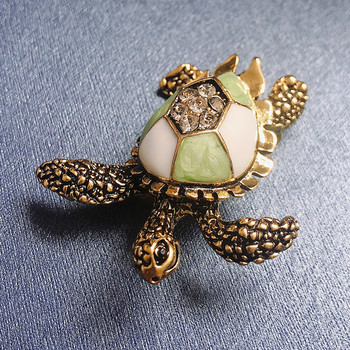 Morkopela Scorpion Frog Tortoise Rhinestone Brooch Pin Vintage Women Crystal Pin Шал Щипка Аксесоари Игли и брошки