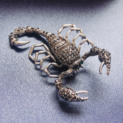 Morkopela Scorpion Broasca Broasca Testoasa Stras Brosa Pin Vintage Femei Cristal Pin Accesorii Agrafe Esarfa Ace Si Brose