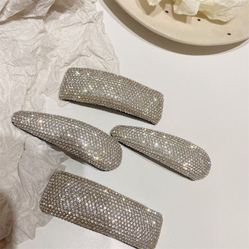 2022 Fashion Shiny Rhinestone Hair Clip Κλιπ φουρκέτα για γυναίκες Bangs Clip Temperament Κοσμήματα Δώρο Γάμου