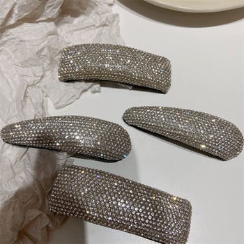 2022 Fashion Shiny Rhinestone Hair Clip Κλιπ φουρκέτα για γυναίκες Bangs Clip Temperament Κοσμήματα Δώρο Γάμου