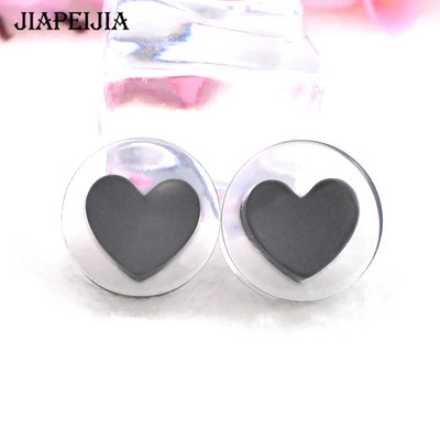 6-30mm dopuri de urechi acrilice de culoare solidă Manometre și tuneluri în formă de inimă pentru extensie pentru urechi Cercei piercing urechi