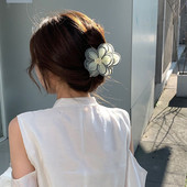 2022 Accesorii noi pentru păr pentru femei, cu mai multe straturi, agrafă de păr, cu plasă de camelie, gheare de păr, bijuterii de păr, elegante