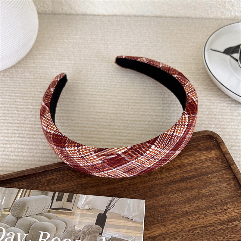 Banda de păr din burete de lână tricotată de epocă de modă coreeană Bentita de păr de Anul Nou de Crăciun pentru femei Accesorii de păr temperament