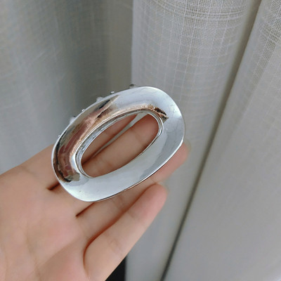 Versiune coreeană Metal Geometric Ac de păr Bowknot Hollow Grab Clip de păr Duckbill Clip Femei Accesorii de păr