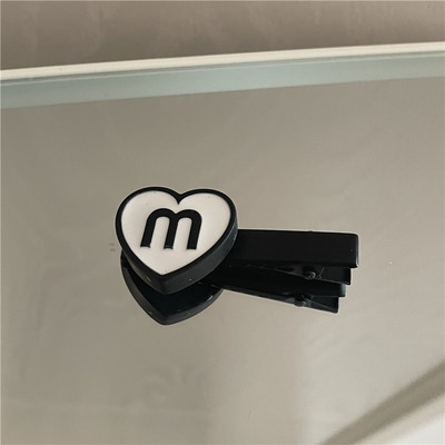 Moda coreeană Litera M Agrafă Rășină LOVE Heart Agrafe Accesorii pentru păr pentru femei Barrette