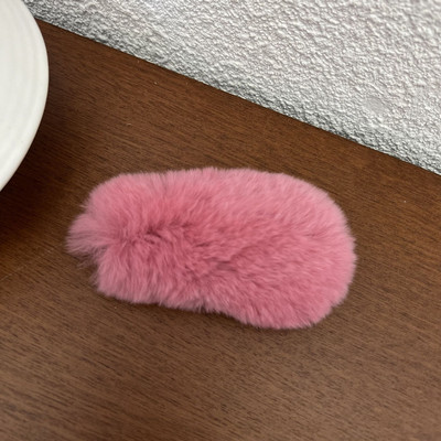 Kawaii hajkiegészítők lányoknak koreai divat plüss hajcsattok műszőrme csíptető női frufru csíptető édes fejfedő