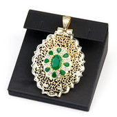 Sunspicems 2021 broșă de aur pentru femei, Maroc, ace de caftan, bijuterii de nuntă de cristal rotunde, broșă-pandavant, cadou de mireasă cu dublă utilizare