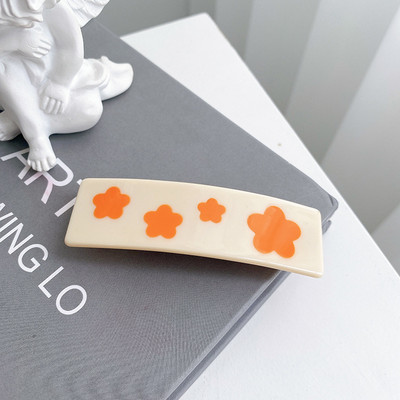 Acetat Imprimă Inimă Agrafă Păr Crab Dimensiune Medie Gheară Păr Fată Accesorii Păr Femei Brășete