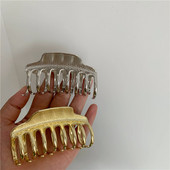 Moda coreeană Vintage Metal Gheara mare pentru păr Femei Agrafe pentru păr Bentita pentru păr Accesorii pentru păr crab