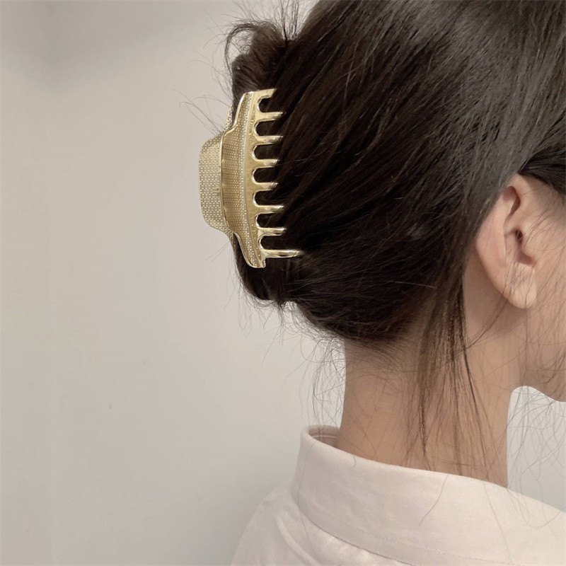 Moda coreeană Vintage Metal Gheara mare pentru păr Femei Agrafe pentru păr Bentita pentru păr Accesorii pentru păr crab