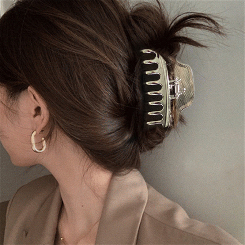 Moda coreeană Vintage Metal Gheara mare pentru păr Femei Agrafe pentru păr Bentita pentru păr Accesorii pentru păr crab