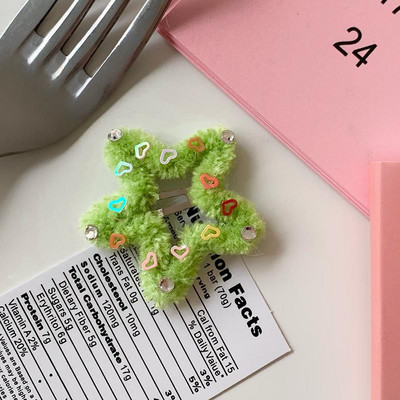 Millennium Spice Girl Metal Bear Star Agraf Femei Sweet Love Agrafe cu paiete Clip BB Clip pentru breton lateral