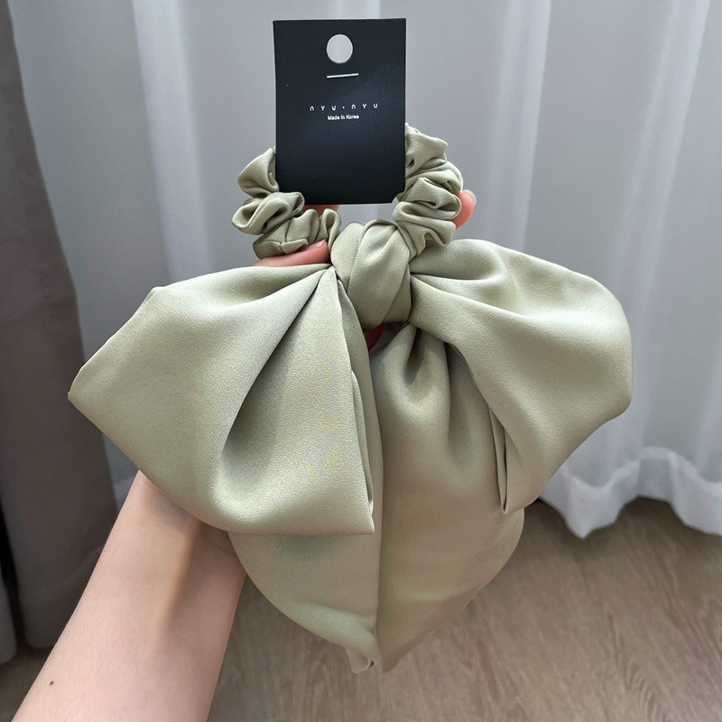 Kiváló minőségű, elegáns, nagy szatén masni hajgyűrűs fejpánt lányoknak nyárra, új női hajkiegészítők, levehető masnikkal