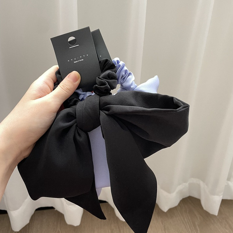 Kiváló minőségű, elegáns, nagy szatén masni hajgyűrűs fejpánt lányoknak nyárra, új női hajkiegészítők, levehető masnikkal