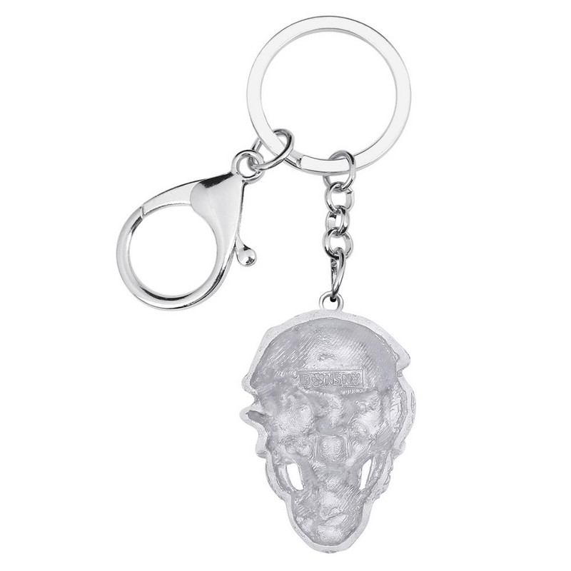 Breloc cu craniu de șarpe, din aliaj de Halloween, placat cu aur antic, breloc cu schelet, bijuterii pentru femei, copii, adolescenți, cadouri de modă.