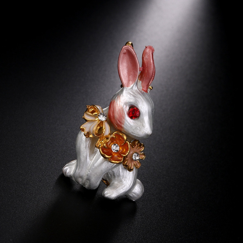 Vânzări directe din fabrică nouă, drăguț, email, broșă albă, cadou, accesoriu din aliaj de modă, corsaj pentru femei