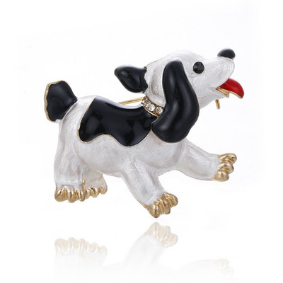 Ace metalice emailate drăguțe, amuzante, pisici și câini, broșe cu flori de animale pentru femei, bărbați, haine, eșarfă, cataramă, guler, bijuterii, ace de lux