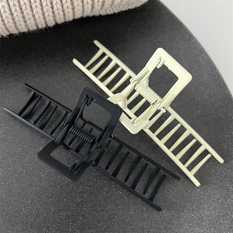 Agrafă de păr supradimensionată înghețată 2022 de primăvară, culoare nouă, temperament pătrat, gheare de păr mat, clemă de păr coreeană, accesorii de păr