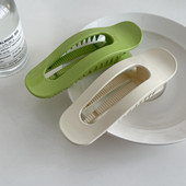 2022 de vară, cremă, alb, verde, agrafă de păr, agrafă de picătură de rață, agrafă de păr coreeană, din rășină de înaltă calitate, pentru femei