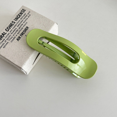 2022 de vară, cremă, alb, verde, agrafă de păr, agrafă de picătură de rață, agrafă de păr coreeană, din rășină de înaltă calitate, pentru femei